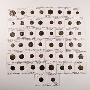 Ancient Roman Imperial Coins - Mixed Bronzes Coin Group [50]