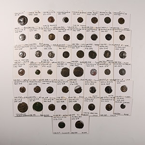 Ancient Roman Imperial Coins - Mixed Bronze and Silver Coin Group [50]