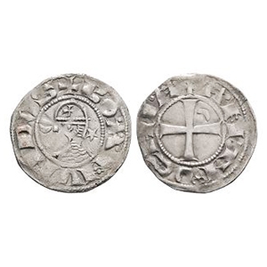 World Coins - Crusader Issues - Bohemund III - AR Denier