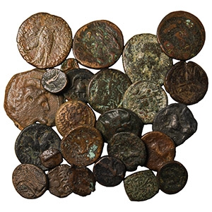 Ancient Greek Coins - Mixed AE Group [25]