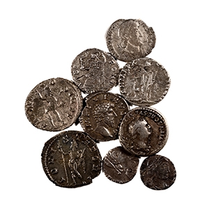 Ancient Roman Imperial Coins - Titus and Later - Mixed AR Coins [9]