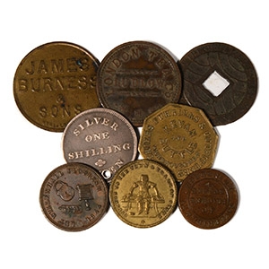 British Tokens - 19th Century - Mixed AR and AE Issues [8]