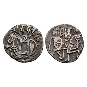 World Coins - India - Shahis - Samanta Deva - AR Jital