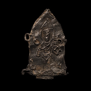 Medieval Pewter Pilgrims Badge with Bishop