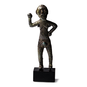 Iron Age Celtic Bronze Figure of a Man