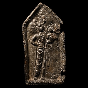 Medieval Pewter Pilgrim Badge of the Virgin Mary