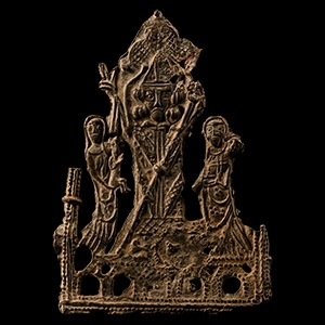 Medieval Pewter Pilgrim Badge of a Bishop
