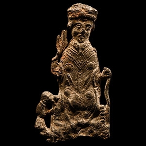Medieval Pewter Pilgrim Badge of a Bishop