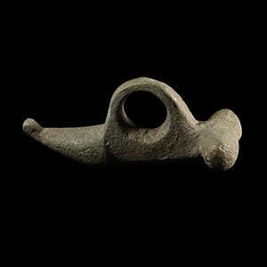 Roman Bronze Phallic Pendant
