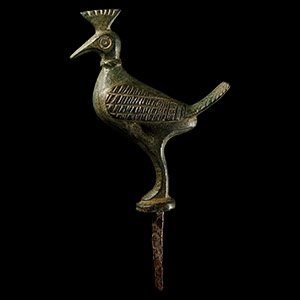 Late Roman Bronze Bird Terminal