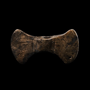 Viking Age Silver Double Axe Pendant