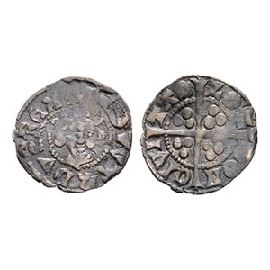 English Medieval Coins - Edward I - London - Long Cross Farthing