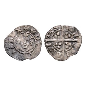 English Medieval Coins - Edward I - London - Long Cross Farthing