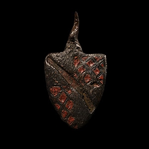 Medieval Knights Heraldic de Clifford Family Horse Harness Pendant