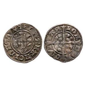 English Medieval Coins - Edward I -London - Long Cross AR Penny