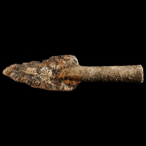 Greek Bronze Socketted Spear with Iron Head