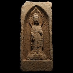 Chinese Wei Ceramic Buddha Brick