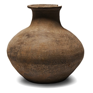 Chinese Warring States Blackware Jar