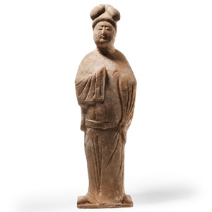Chinese Tang Terracotta Courtly Lady