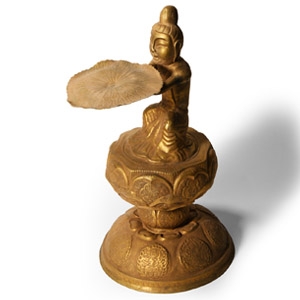 Tang Style Gilt Bronze Figure