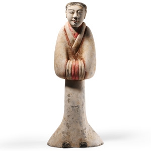 Chinese Han Terracotta Male Figure