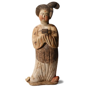 Chinese Tang Terracotta Courtly Lady