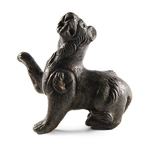 Roman Bronze Lioness Figure