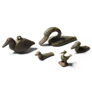 Iron Age Celtic Bronze Bird Collection