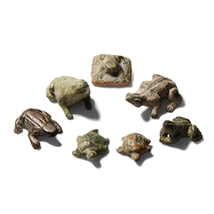 Bronze Frog and Turtle Collection