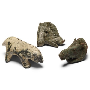 Iron Age Celtic Bronze Boar Collection