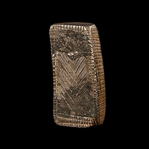 Roman Silver Ingot with Palm Branch