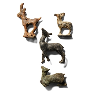 Roman Bronze Antelope and Deer Collection