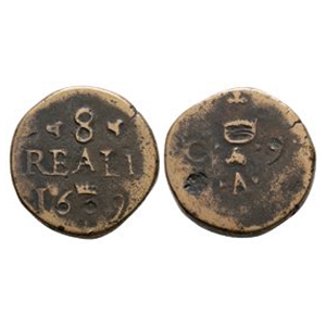 World Coin Weights - Spain - 1609 - 8 Reals Weight