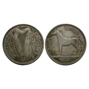World Coins - Eire - 1937 - Halfcrown