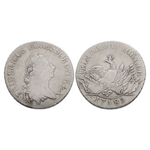 World Coins - Prussia - Friedrich II - 1785 A - Thaler