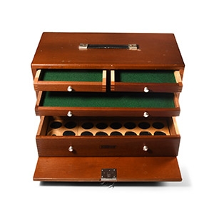 Cabinets - Portable Wooden Collector Cabinet