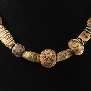 Western Asiatic Millefiori Glass Bead Necklace