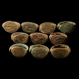 Graeco-Persian Bronze Ring Group