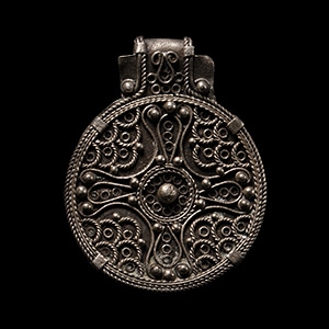 Viking Age Silver Filigree Pendant