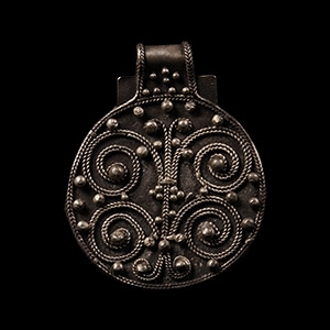 Viking Age Silver Filigree Pendant