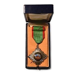 World Military - Iran - Reza Shah Pahlavi - Cased Order of Homayoun 5th Class