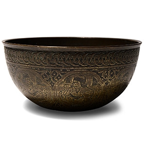 Qajar Period Decorated Bowl