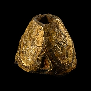 Migration Period Silver-Gilt Sword Scabbard Pyramid Mount