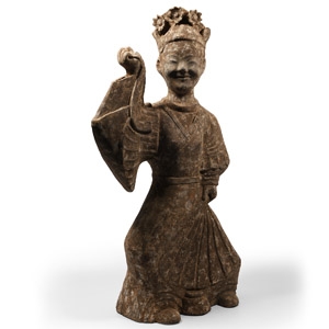 Chinese Large Terracotta Female Figure