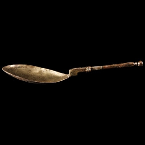 Roman Bronze Folding Spoon