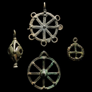 Amlash Bronze Openwork Pendant Group