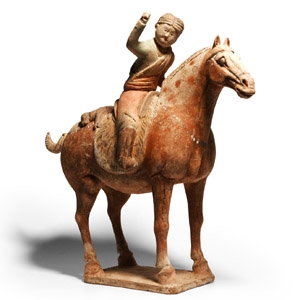 Chinese Tang Hunter on Horseback