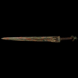 Luristan Bronze Sword with Hilt