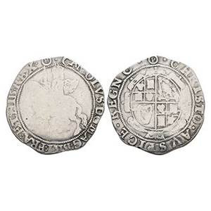 English Stuart Coins - Charles I - Tower under Parliament - Halfcrown