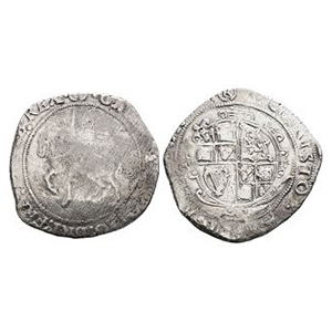 English Stuart Coins - Charles I - Tower under Parliament - Halfcrown